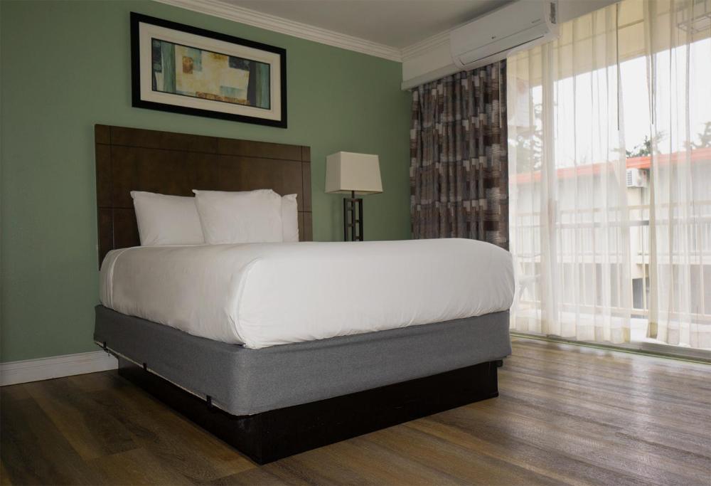 Queen Room with Roll-In Shower - Mobility Accessible/Non-Smoking